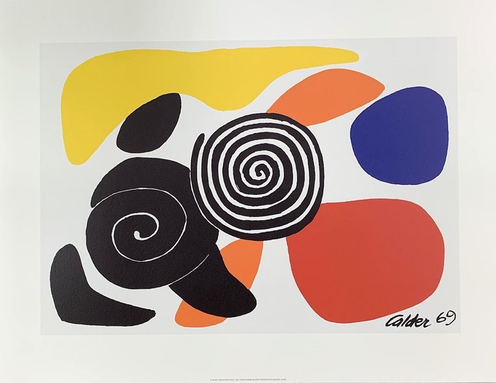 Alexander Calder - Spirals and Petals, 1969