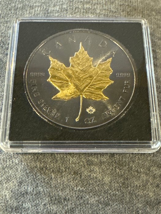 Canada. 5 Dollars 2015  "Maple Leaf" - Golden Enigma Ruthenium Gold, 1 Oz (.999)  (Ingen mindstepris)