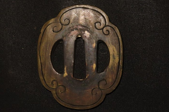 Katana - Kobber - Tsuba : C4-227 - Japan - Edo-perioden (1600-1868)