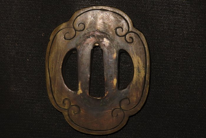 Katana - Kobber - Tsuba : C4-227 - Japan - Edo-perioden (1600-1868)