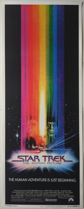 Bob Peak - Star Trek: The Motion Picture - 1979 US Advance Theatrical Release Insert bootleg Poster (790177) - Rolled - MINT