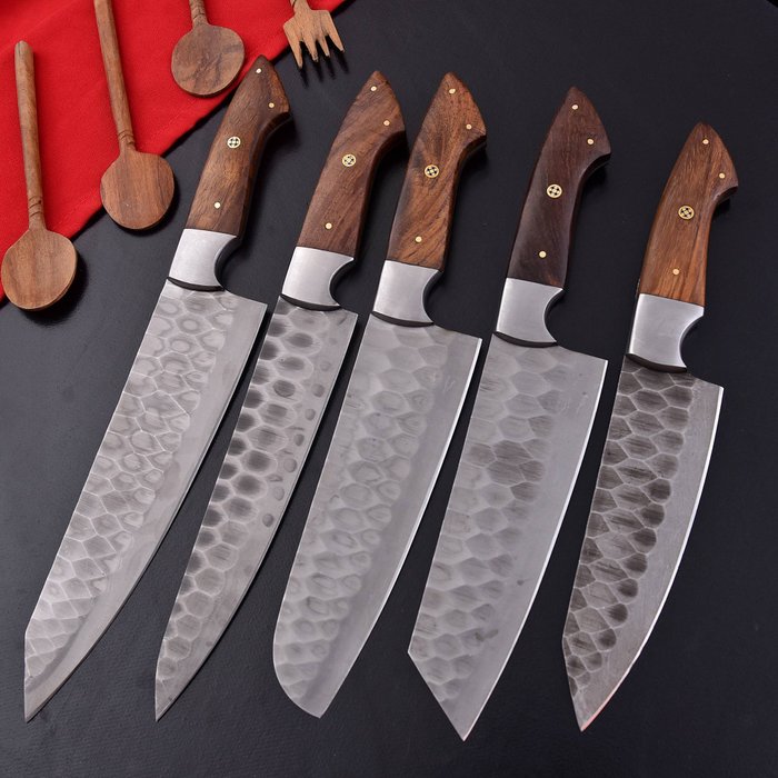 Køkkenkniv - Chef's knife - Træ og sort G 10 - Nordamerika