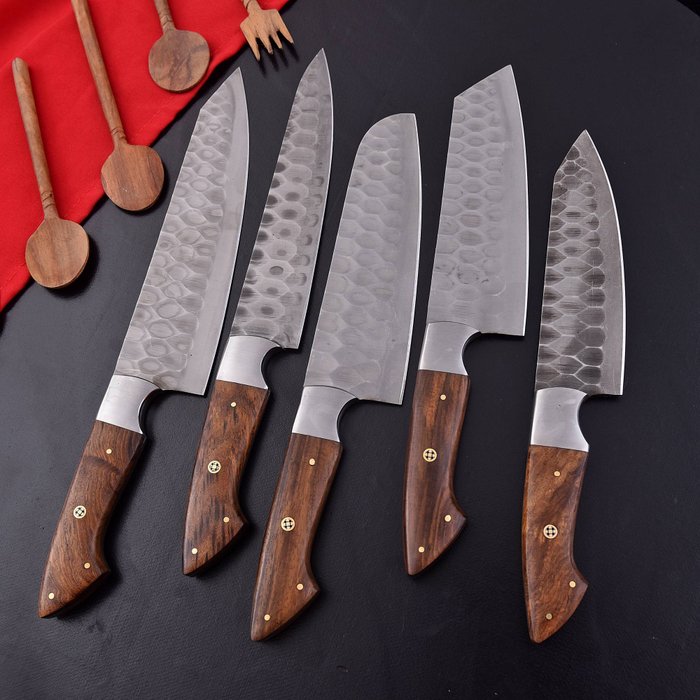 Køkkenkniv - Chef's knife - Træ og sort G 10 - Nordamerika