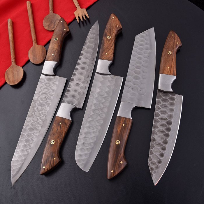 Køkkenkniv - Chef's knife - Træ og sort G 10 - Nordamerika