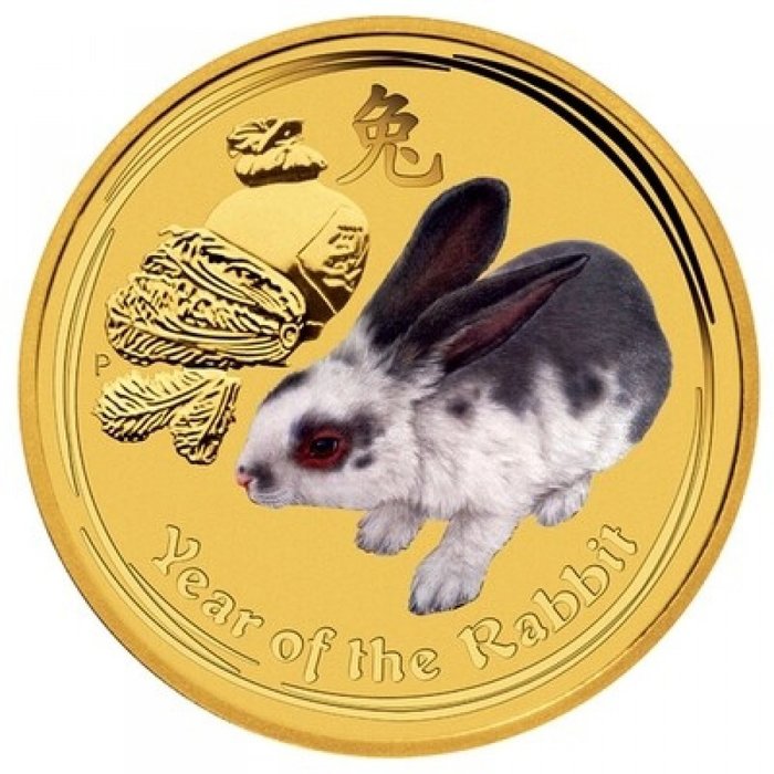 Australien 5 Dollars 2011 - Rabbit 1/20 oz - Gold 999 - Perth Mint  (Ingen mindstepris)