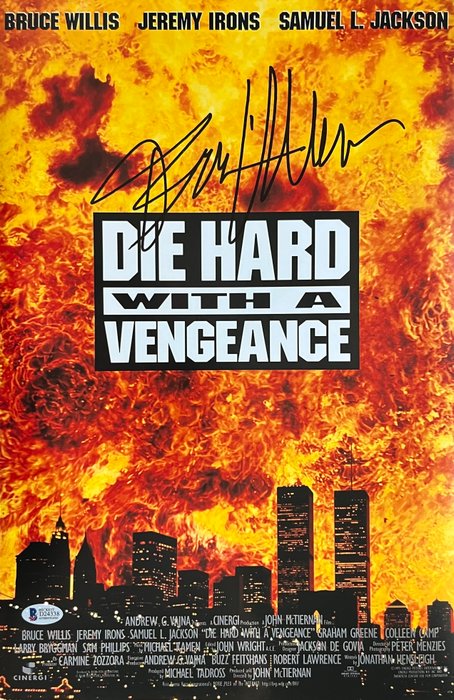 Die Hard - Signed by Bruce Willis (John McClane)