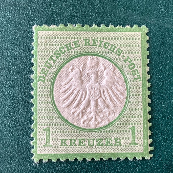 Tyske Kejserrige 1872 - 1 Kreuzer Klein Brutschield - Michel 7