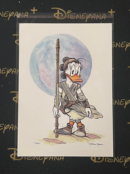 Disney/Star Wars signed print xx/200 - 'Daisy Rey' by Patrick Block - 30 x 42 cm - 1 Offset kunsttryk - 2019