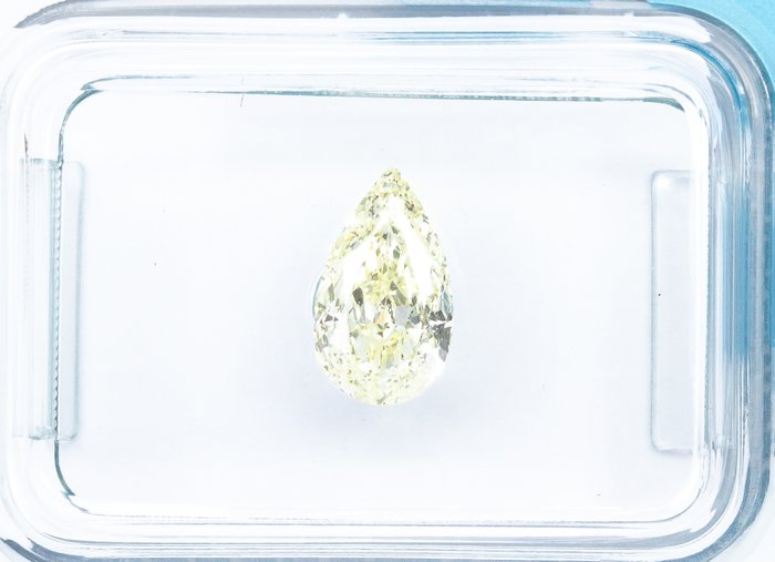 Ingen mindstepris - 1 pcs Diamant  (Natur)  - 0.89 ct - Pære - M - SI1 - International Gemological Institute (IGI)