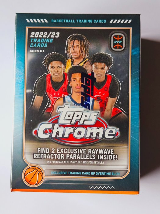 2021/22 Topps Chrome Overtime Elite Basketball - 1 Sealed box - Næsten så god som ny (NM)