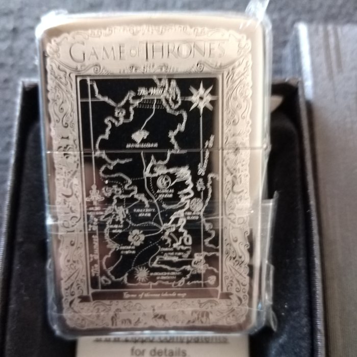 Zippo - Game of Thrones - black ice case - new - Lommelighter - Stål (rustfrit)