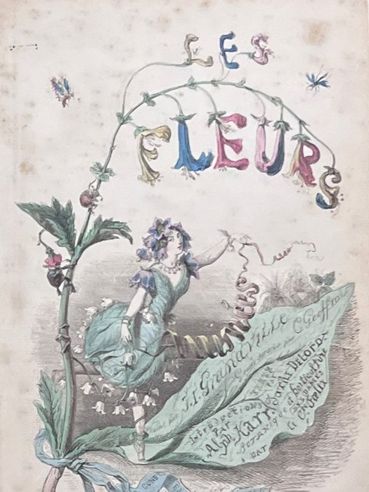 J. J. Grandville - Les Fleurs animées - 1847