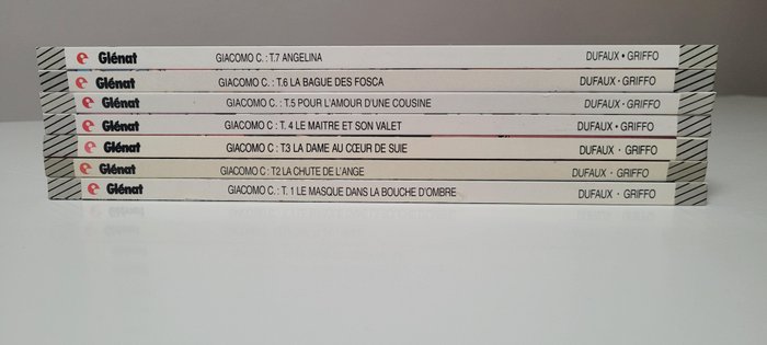 Giacomo C. T1 à T7 - 7x C - 7 Album - Første udgave - 1988/1995