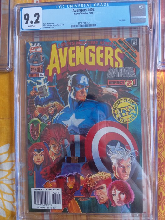 The Avengers #402 - last issue - 1 Graded comic - Første udgave - 1996 - CGC 9.2