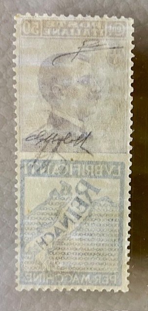 Italien Kongerige 1924 - 50 øre. Reklamebilag "Reinach" MNH** - Sassone N. 14