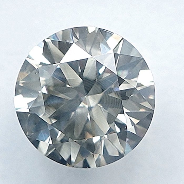 1 pcs Diamant  (Naturfarvet)  - 050 ct - Fancy light Grålig Gul - SI1 - International Gemological Institute (IGI)