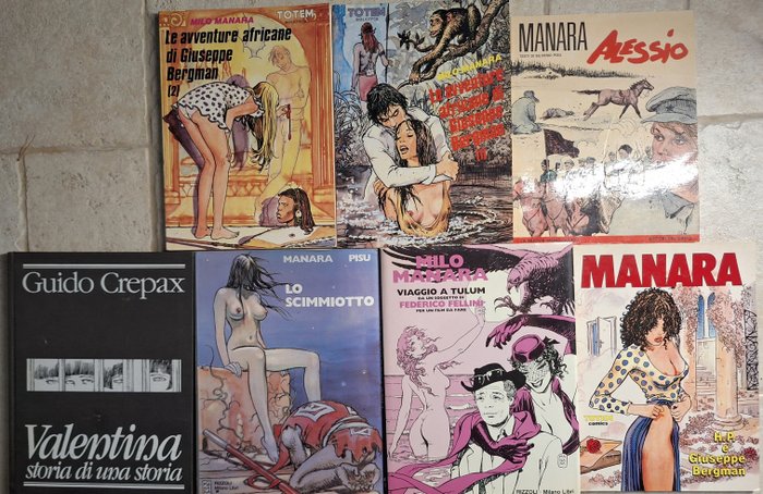 Volumi Crepax Manara - 7 Comic collection