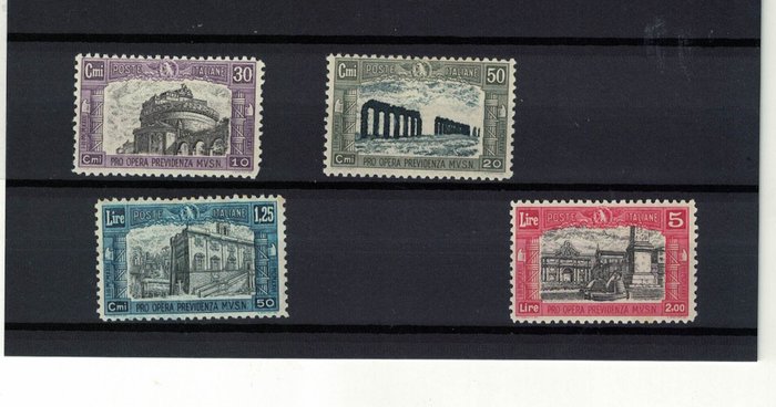 Italien Kongerige  - 1928-35 tre komplette serier mnh** - sassone S46-56-80