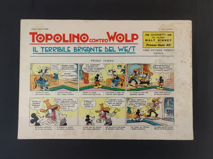 Topolino Giornale Supplemento Anastatico Completo Con Wolp - 41 Comic - Genoptryk