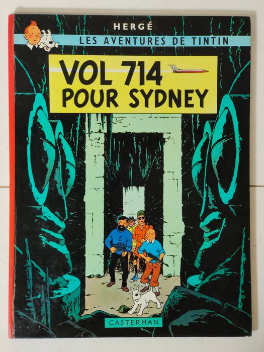 Tintin T22 - Vol 714 pour Sydney (B37 - 2e tirage) - C - 1 Albums - Første udgave - 1968