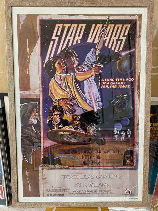 Charles White III  Drew Struzan - Star Wars (20th Century Fox, 1978) Folded, Very Fine. One Sheet (105x70 cm) Style D - 1970‹erne