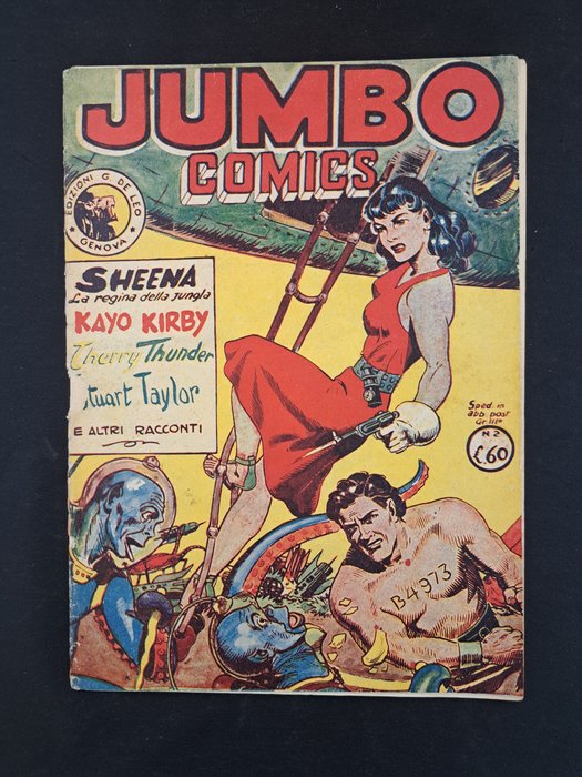 Jumbo Comics, I Navigatori dello Spazio, La Città di Cristallo - 4 Comic - Første udgave - 1950