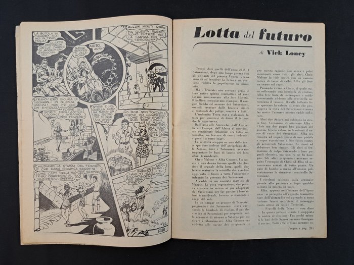 Jumbo Comics, I Navigatori dello Spazio, La Città di Cristallo - 4 Comic - Første udgave - 1950