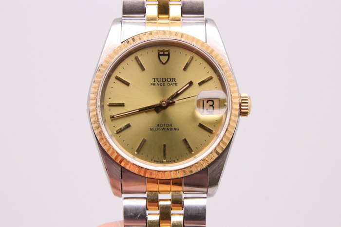 Tudor - Prince Date Set | Gold Dial | Circa 1995 - Ingen mindstepris - 74033 - Unisex - 1990-1999