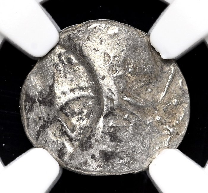 Kelterne Sequani Quinarius Circa 100-50 BC NGC Fine