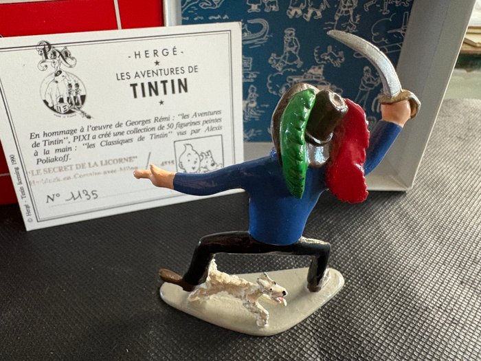 Tintin 4515 - Figurine Pixi Haddock en corsaire avec Milou - 1 Figur - 1991