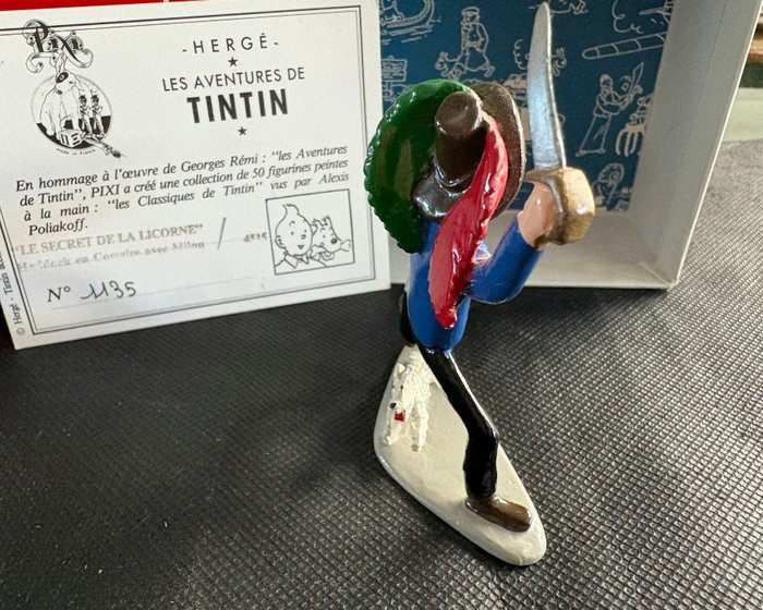 Tintin 4515 - Figurine Pixi Haddock en corsaire avec Milou - 1 Figur - 1991