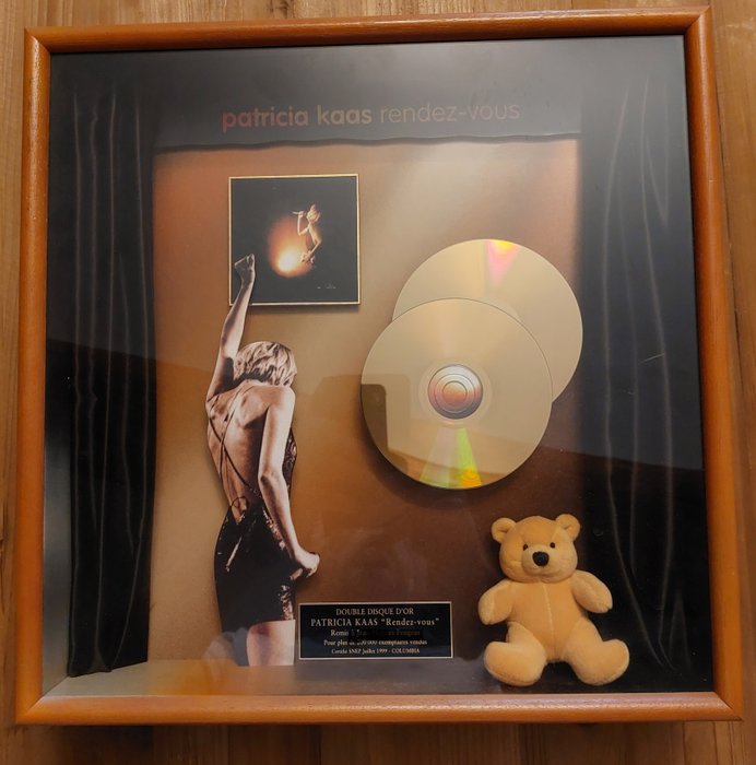 Patricia Kaas - Rendez-Vous - French Double Gold Disc Award - SNEP - Præmie - 1999