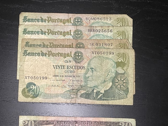 Portugal. - 30 banknotes - various dates  (Ingen mindstepris)