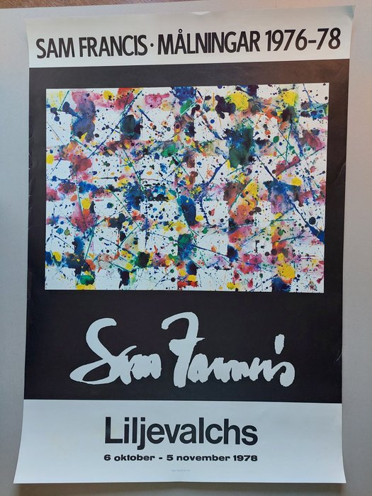 Sam Francis (after) - Sam Francis. Målningar 1976-78 - 1970‹erne