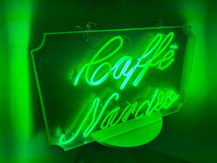 Insegna neon caffè narciso - Lysskilt - plexi