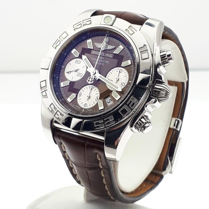 Breitling - Chronomat 41mm Automatic Chronograph Chocolate  Grey Panda Dial - AB0140 - Mænd - 2011-nu