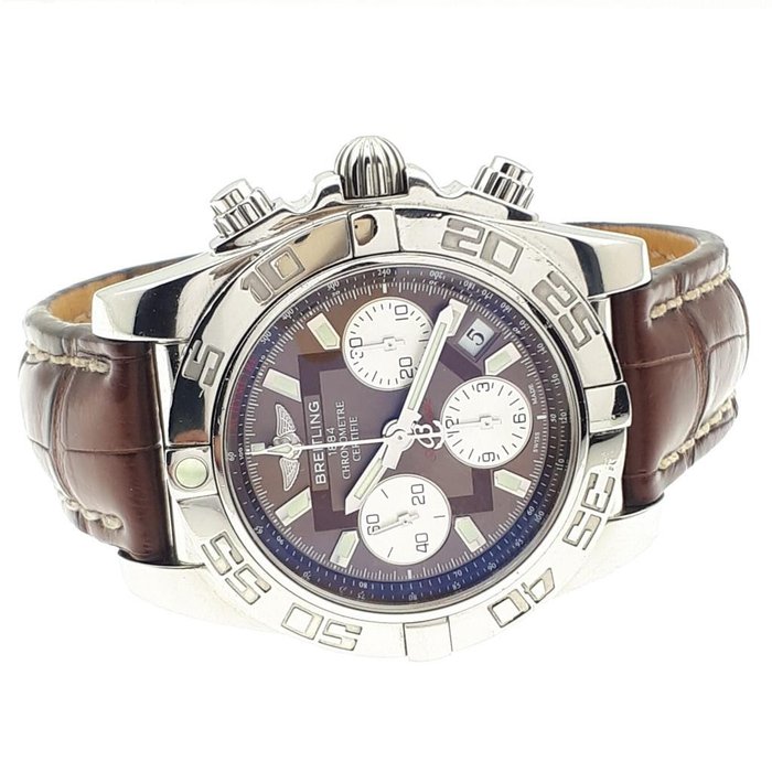 Breitling - Chronomat 41mm Automatic Chronograph Chocolate  Grey Panda Dial - AB0140 - Mænd - 2011-nu