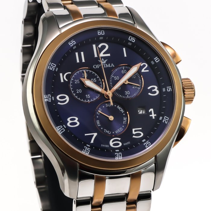 Optima - Swiss Chronograph - OSC376-SR-9 - Ingen mindstepris - Mænd - 2011-nu