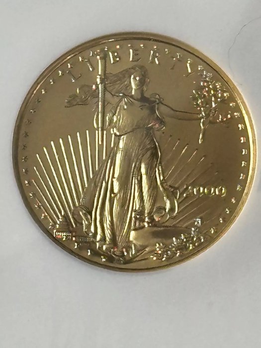 Förenta staterna. 25 Dollars 2000 Eagle, 1/2 Oz