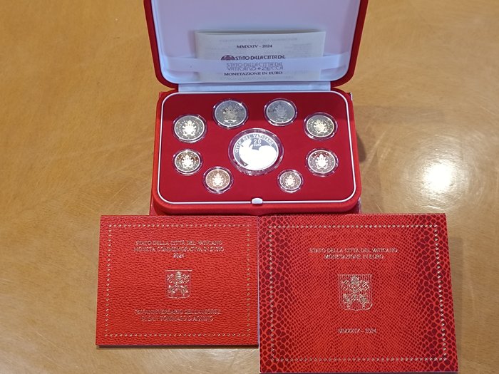 Vatikanstaten. Proof Set / Year Set / 2 Euro 2024 (3 items)