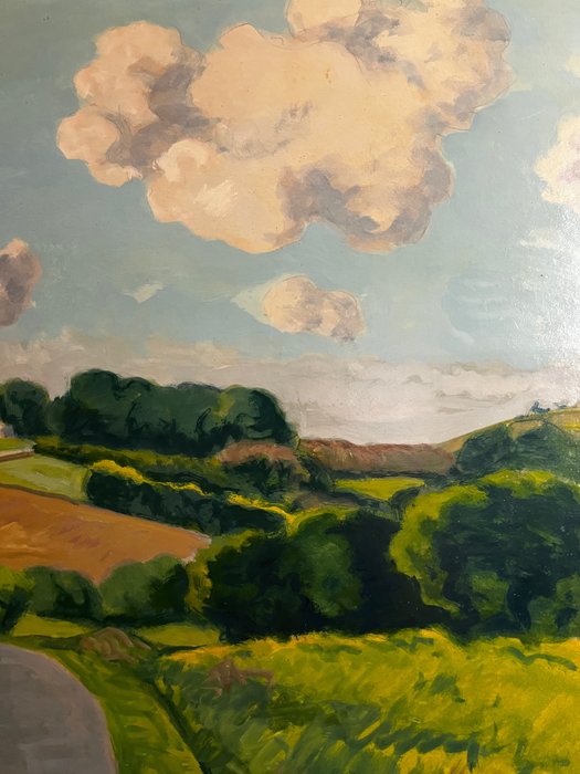 Peradon Pierre-Edmond (1893 - 1981) - Clocher de la region d'amblie