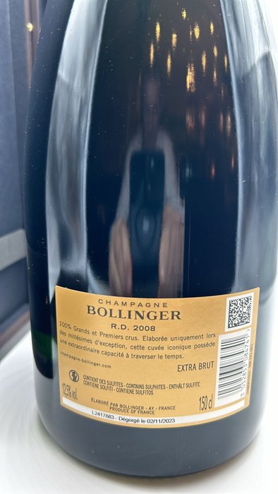 2008 Bollinger, R.D. - Champagne Extra Brut - 1 Magnum (1,5 L)