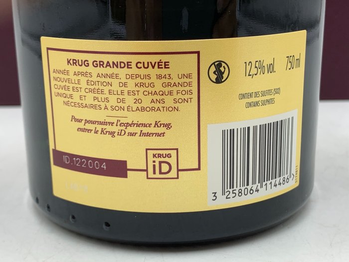 Krug, Grande Cuvée 171 Ème Édition with 2 glasses "Limited Edition" - Champagne Brut - 1 Flaske (0,75L)