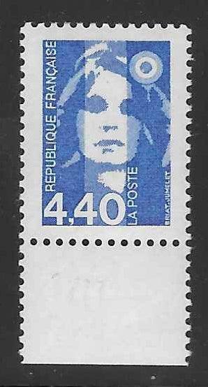 Frankrig  - uden phosphorescerende strimler - signeret Kalve - Yvert n°2822a