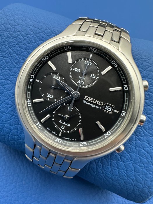 Seiko - Chronograph Alarm - Ingen mindstepris - 7T62-0DF0 - Mænd - 1980-1989