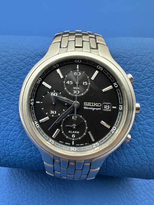 Seiko - Chronograph Alarm - Ingen mindstepris - 7T62-0DF0 - Mænd - 1980-1989