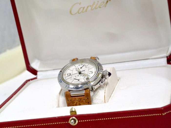 Cartier - Pasha GMT Power Reserve - 2388 - Mænd - 2000-2010