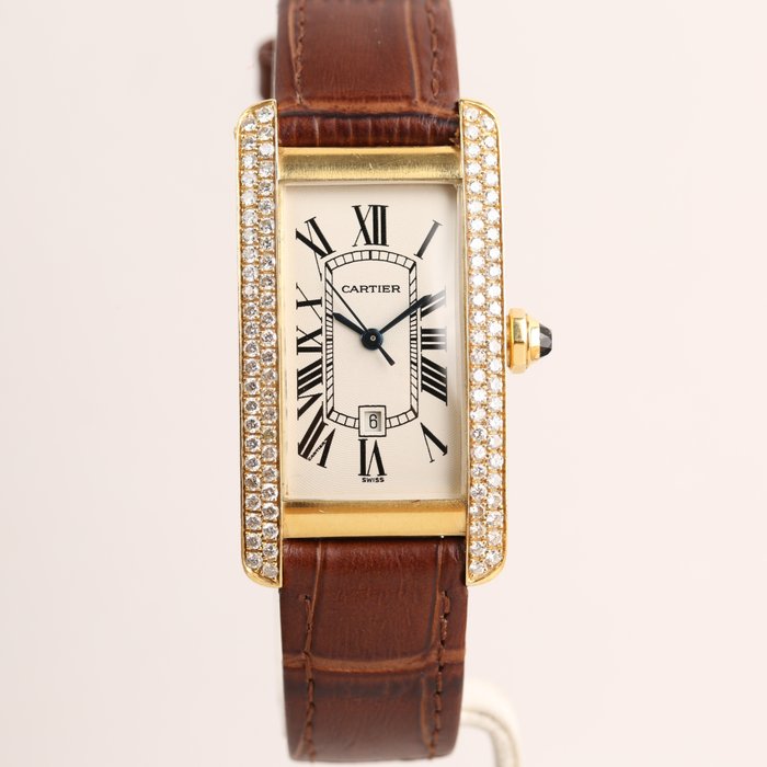 Cartier - Tank Américaine - 2483 - Kvinder - 2000-2010