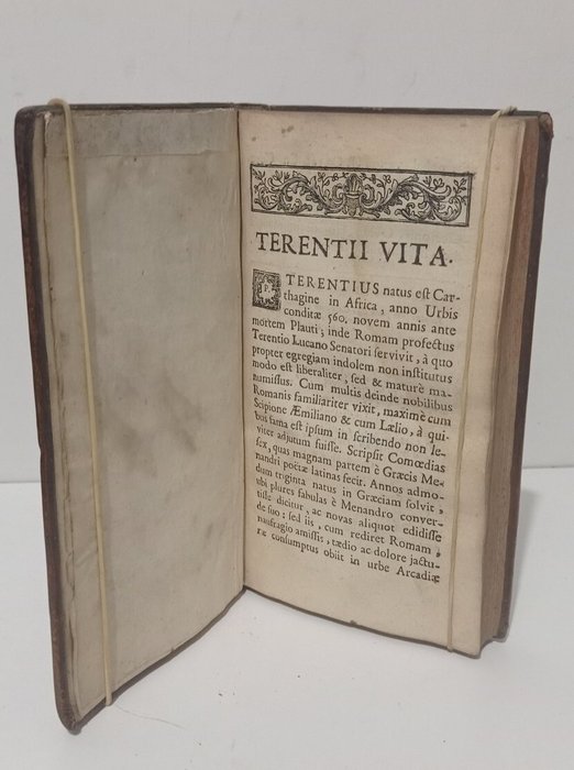 Terence - Publii Terentii Comoediae expurgatae. Interpretatione  Notis illustravit Josephus Juvencius S. J. - 1711