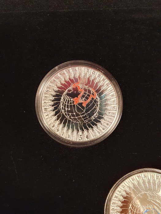 Holland. 5 Euro 2013 "300 Jaar Vrede van Utrecht" (6 stuks) Proof  (Ingen mindstepris)